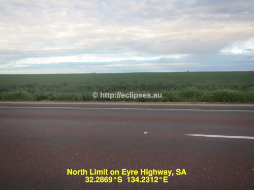 North Limit on Eyre Highway