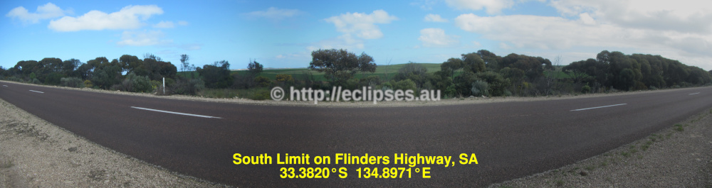South Limit panorama on Flinders Highway