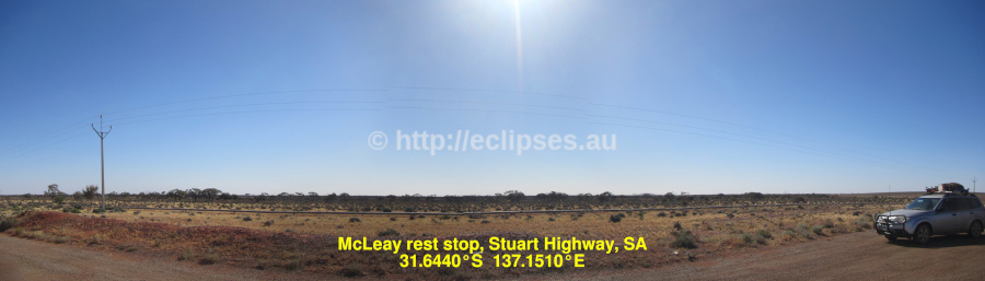 Panorama at McLeay rest stop, Stuart Highway