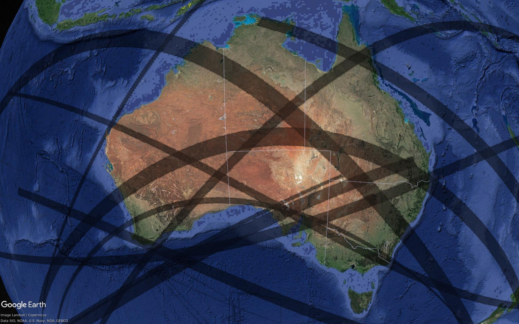 Australian total solar eclipses 2001-2100